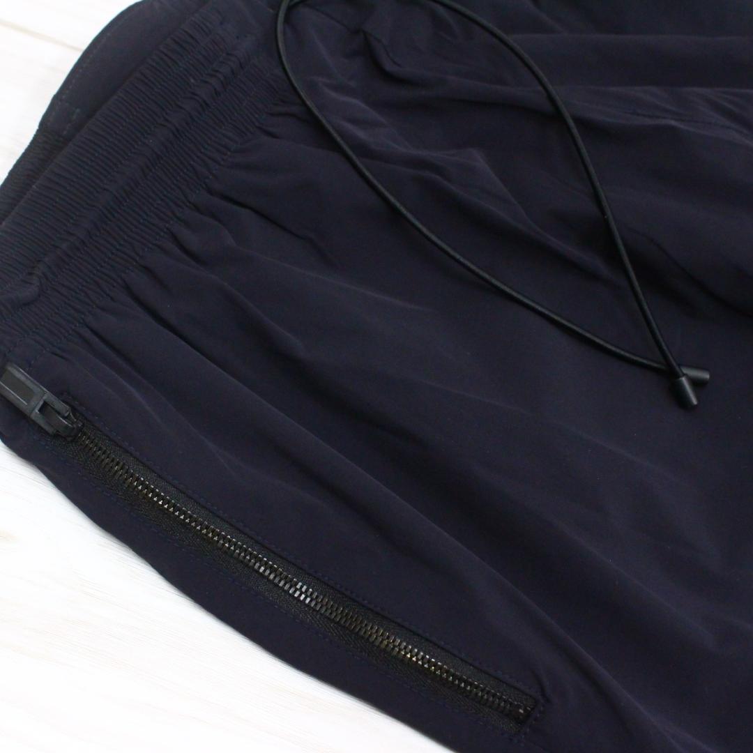 ◇HERMES メンズ ナイロンパンツ ネイビーブラック