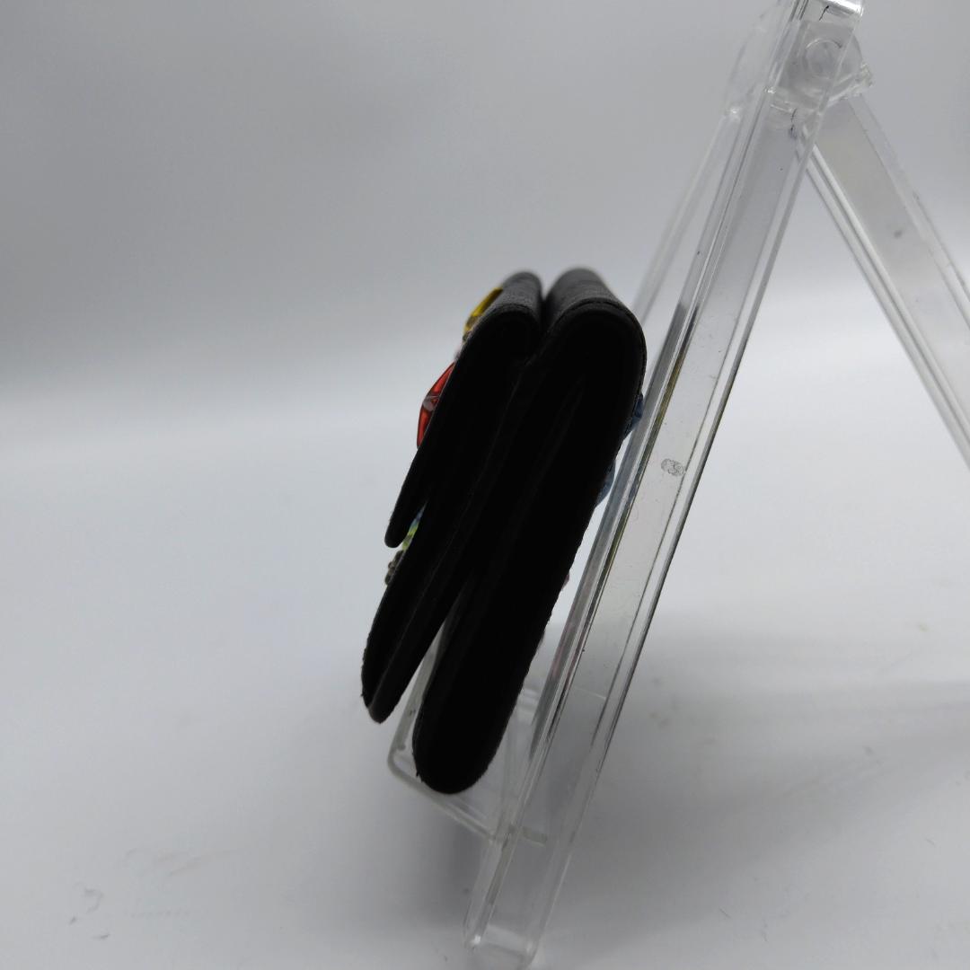 希少 ジミーチュウ 10周年限定品 3つ折り財布 クリスタル ブラック スタッズ