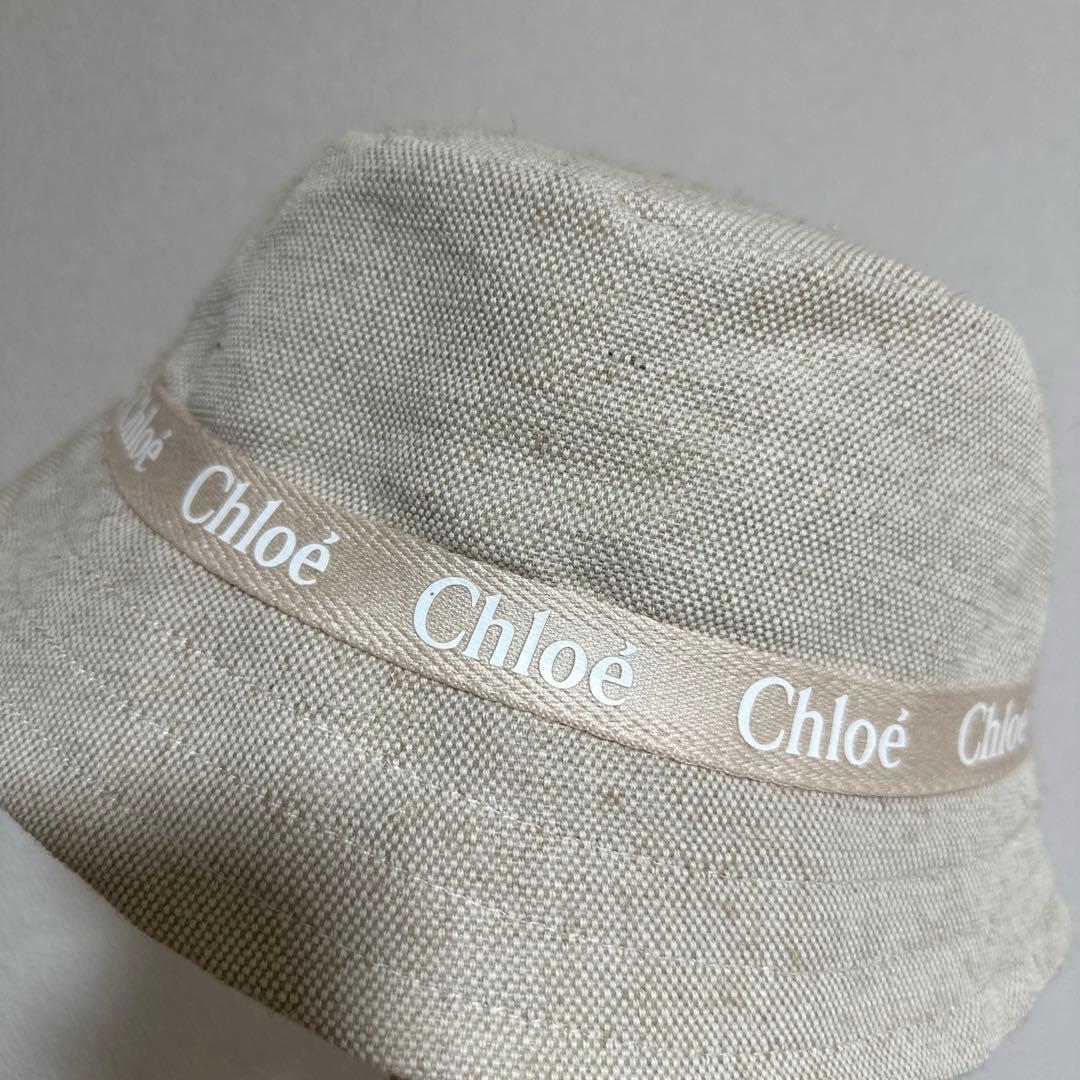 Chloé ベージュ バケットハット 今期新作帽子