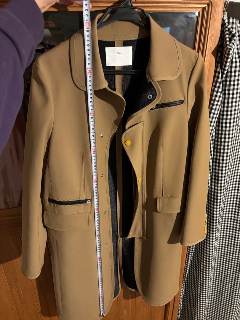 試着のみ　TOGA PULLA トーガプルラ　ベージュ s 22A