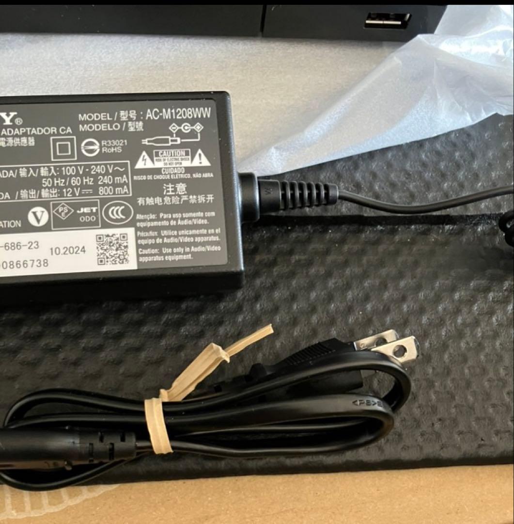 新品未使用品　SONY ブルーレイプレーヤー BDP-S1500 2024年製