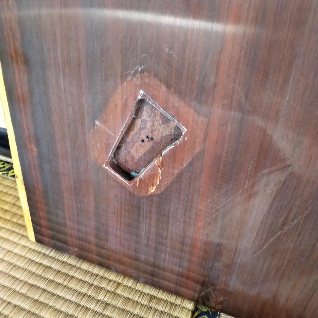 den3【送料込み】【超大型】紅紫檀（紅シタン）厚み5.8㎝　一枚板　座卓