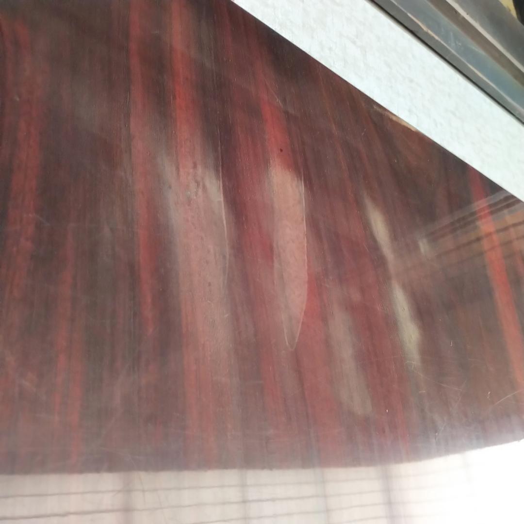 den3【送料込み】【超大型】紅紫檀（紅シタン）厚み5.8㎝　一枚板　座卓