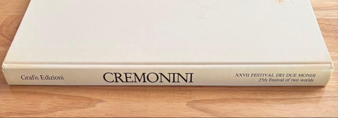 クレモニーニ 作品集 Opere dal 1960 al 1984