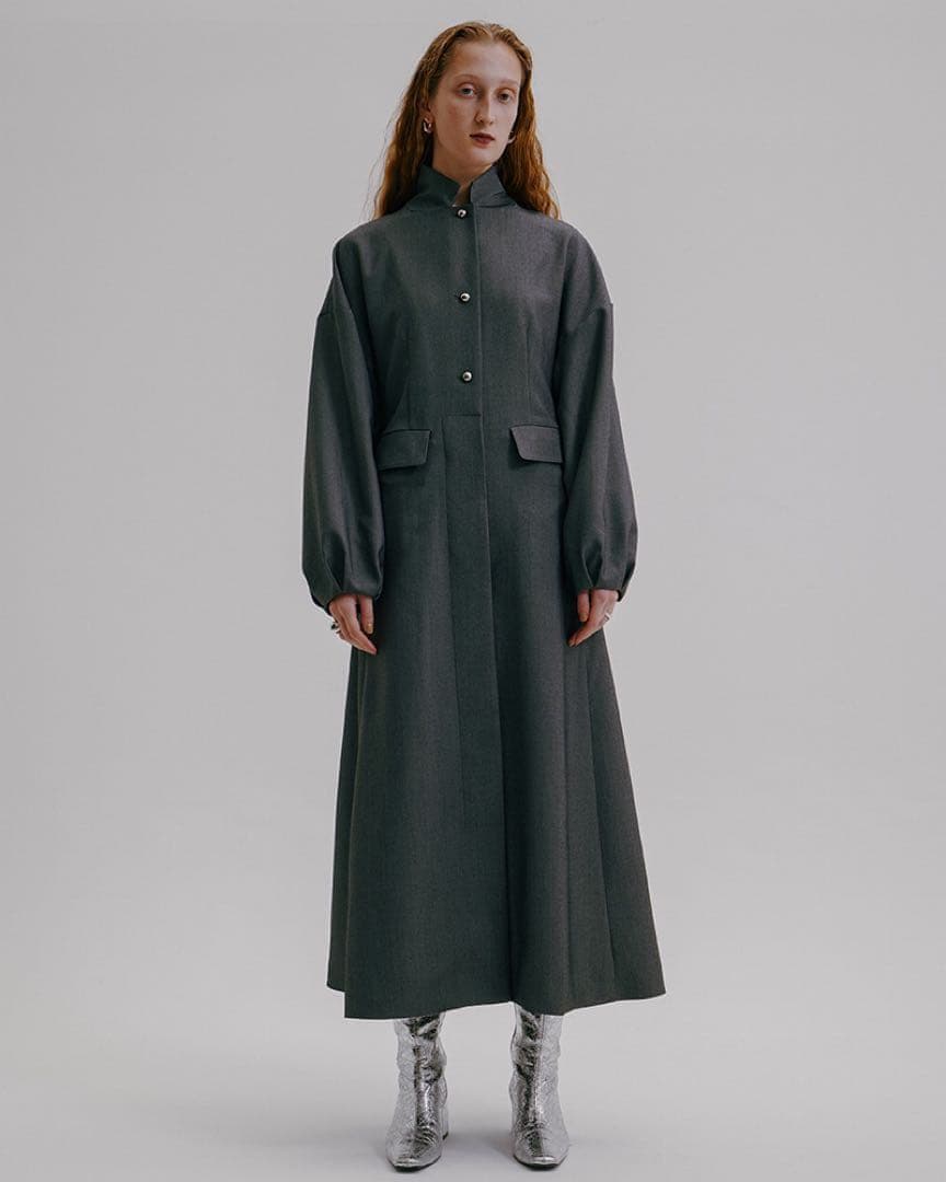 ワンピース 2WAY HERRINGBONE JACKET DRESS