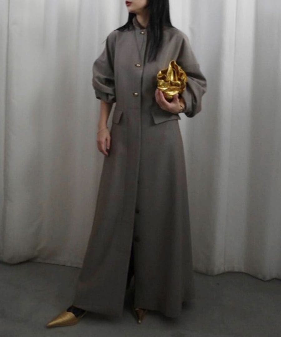 ワンピース 2WAY HERRINGBONE JACKET DRESS