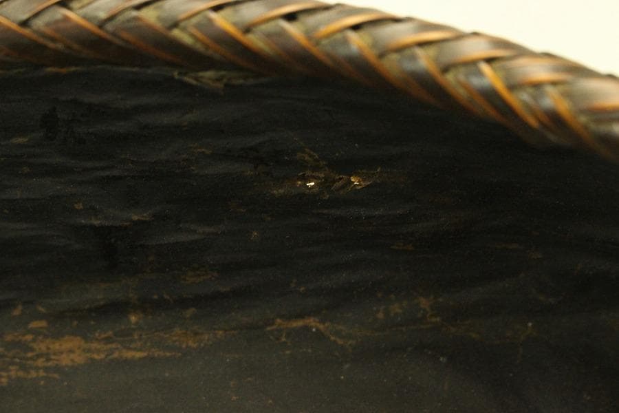 茶道具 竹網 時代 炭斗 炭 火箸 香合 釜環 揃い まとめて(A703)