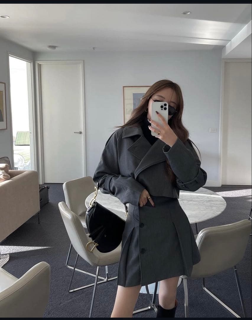 MAVIMOON ショートトレンチセットアップ　マビームーン　THETOE