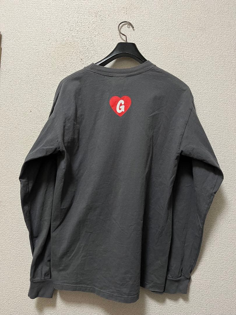 90s　グッドイナフ　UK　リーフロゴカットソー　/M　チャコール　ヴィンテージ