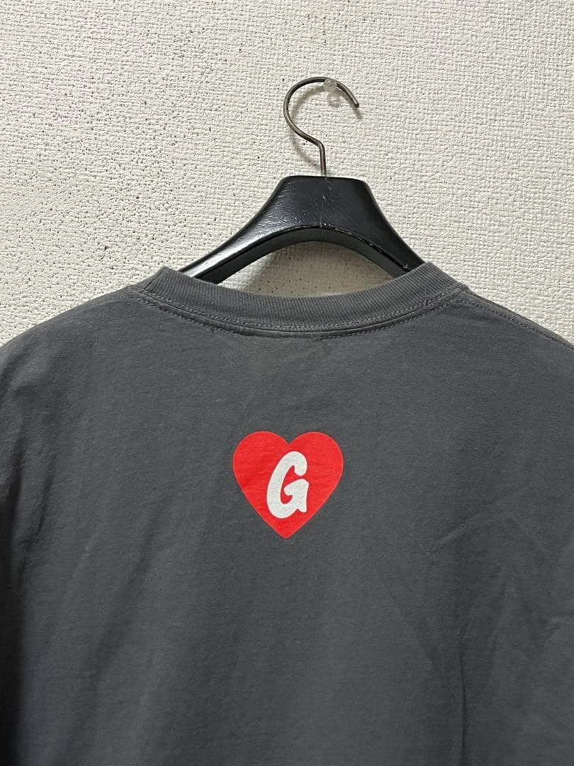 90s　グッドイナフ　UK　リーフロゴカットソー　/M　チャコール　ヴィンテージ