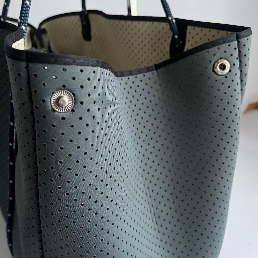 ✨美品✨　STATE OF ESCAPE トートバッグ　ポーチ付き　グレー