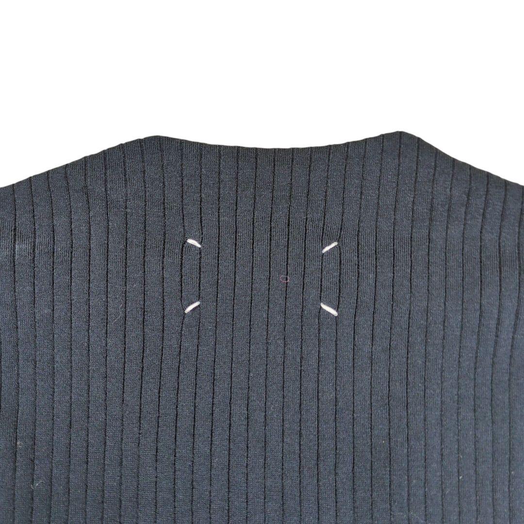 【希少】メゾン マルジェラ 四つタグ ウール切替 ノーカラージャケット