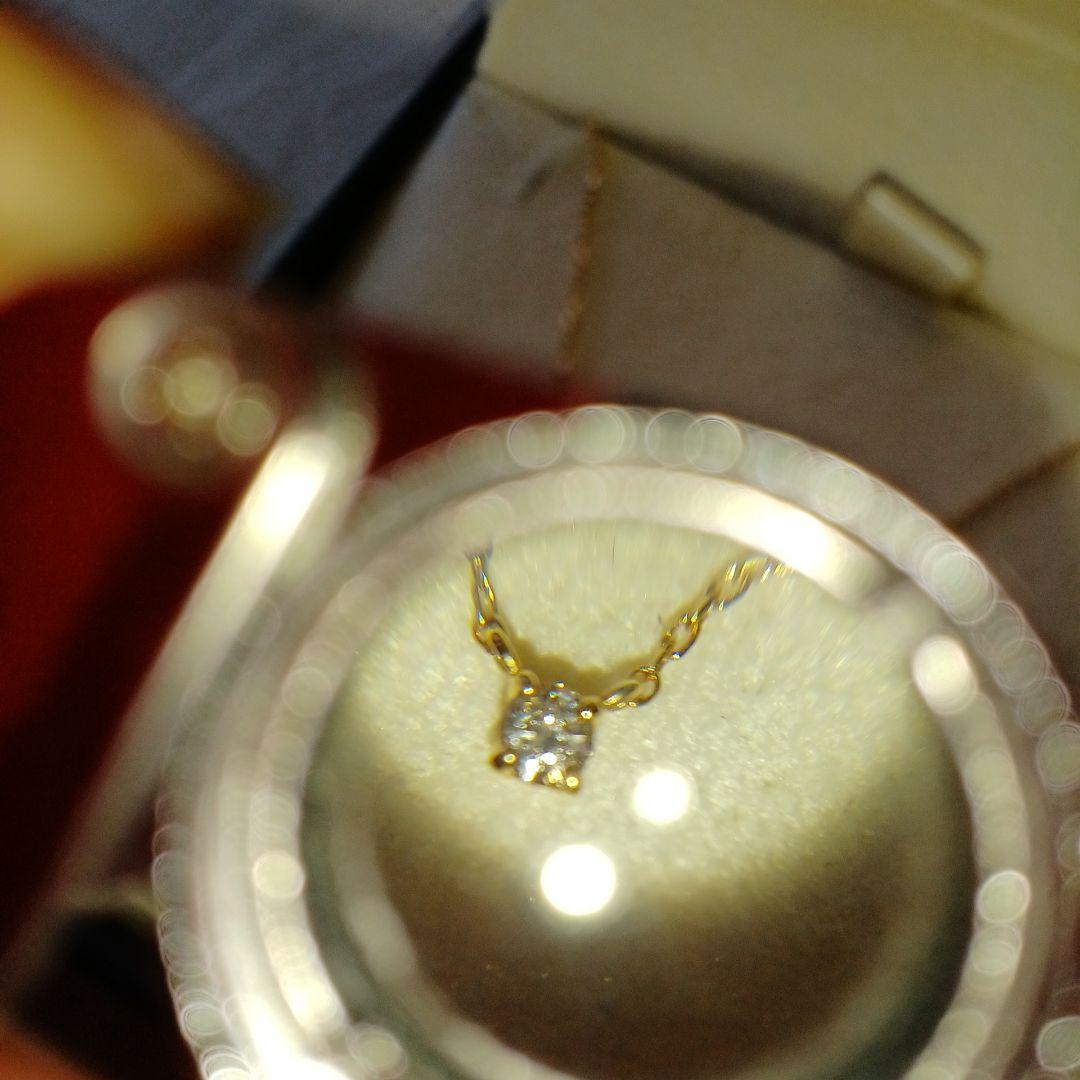 ぽ*ず様 ヴァンドーム青山　キャトルネックレス　k18 ダイヤモンド　0.06カ