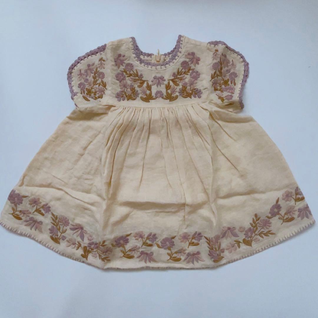 ワンピース apolina MTO Stevie Dress Heather 2-3Y