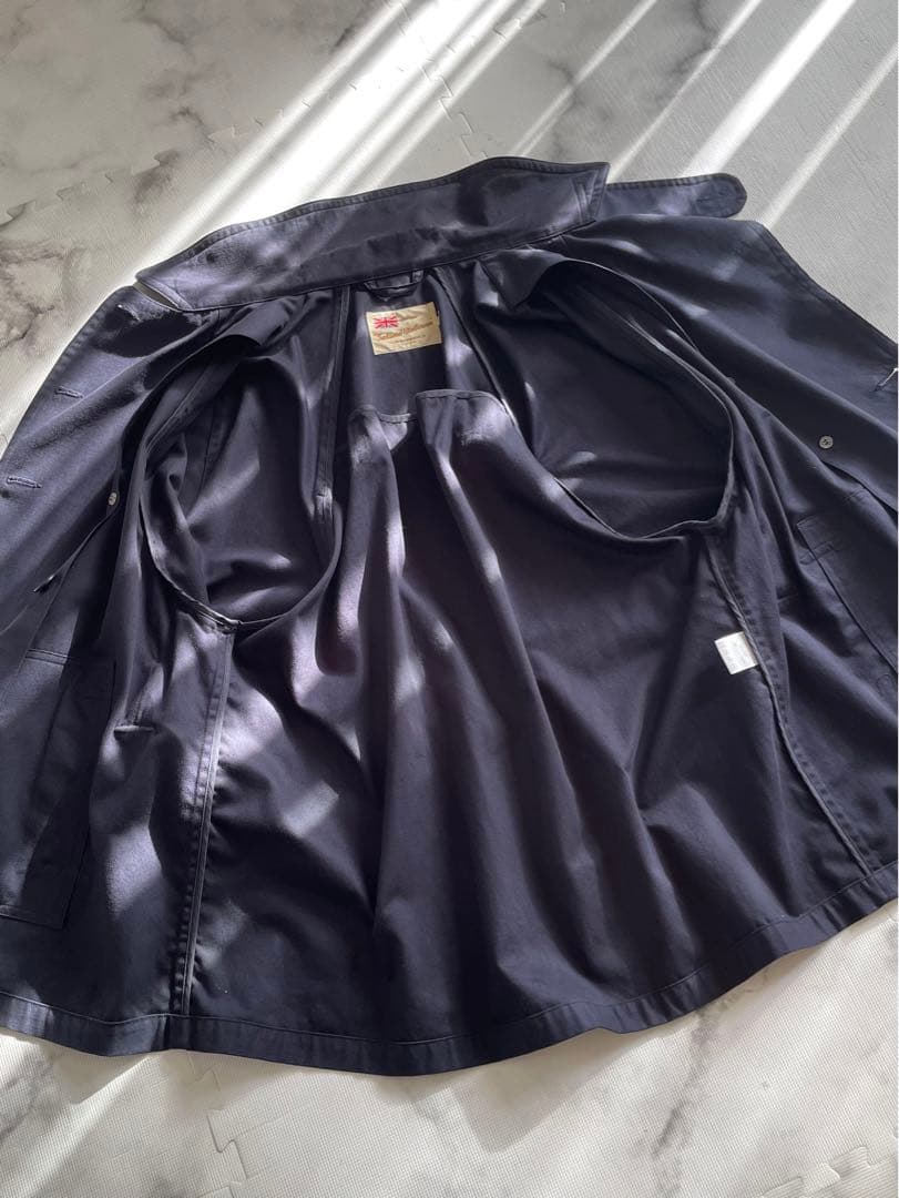 【トラディショナルウェザーウェア】オーバーショートトレンチコート