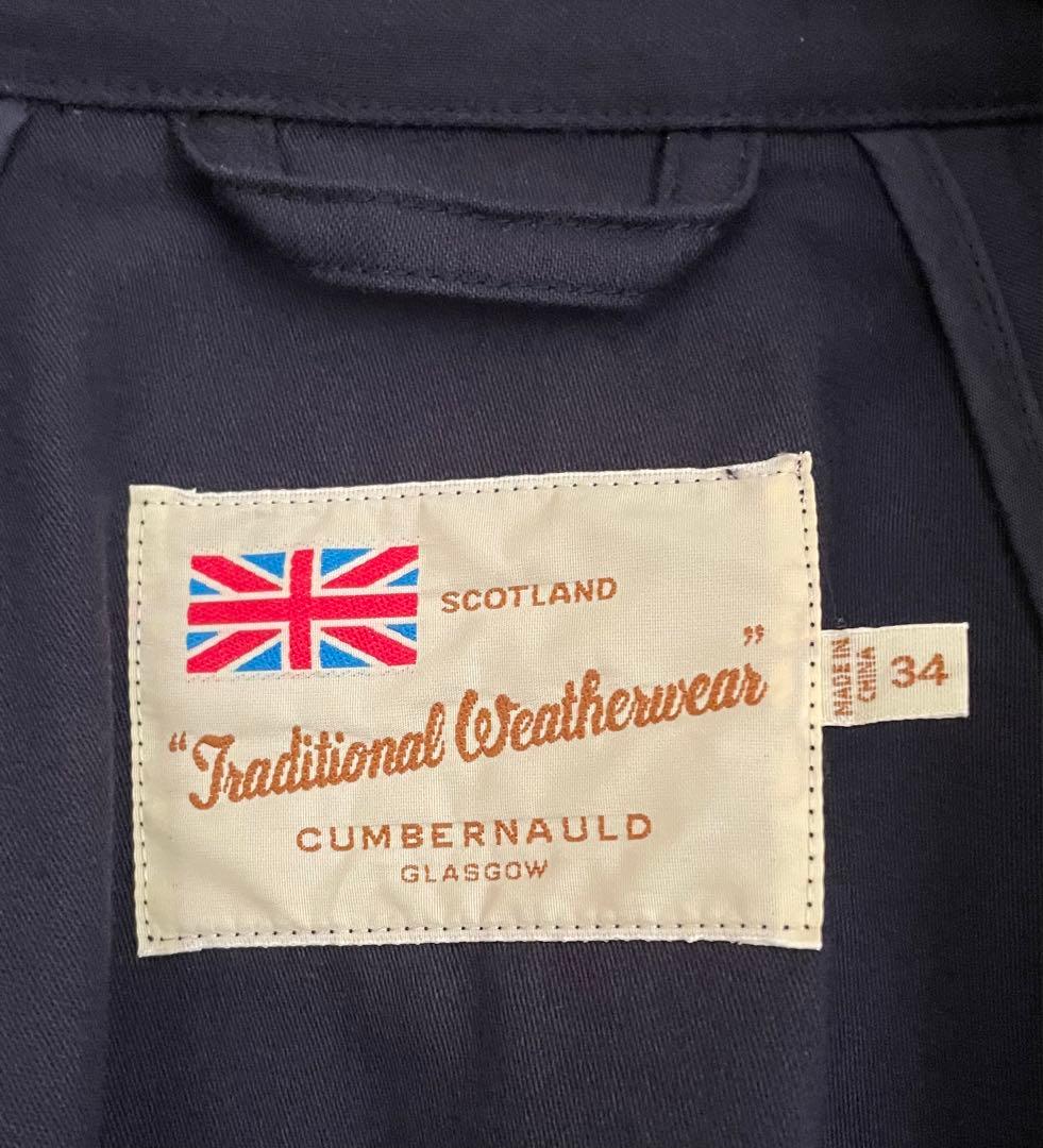 【トラディショナルウェザーウェア】オーバーショートトレンチコート