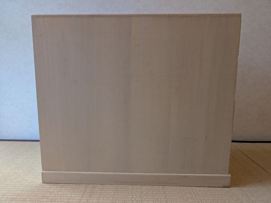 静岡桐箪笥 高塚桐材商店 総桐 スリム4段チェスト 奥行75cm（唐草）