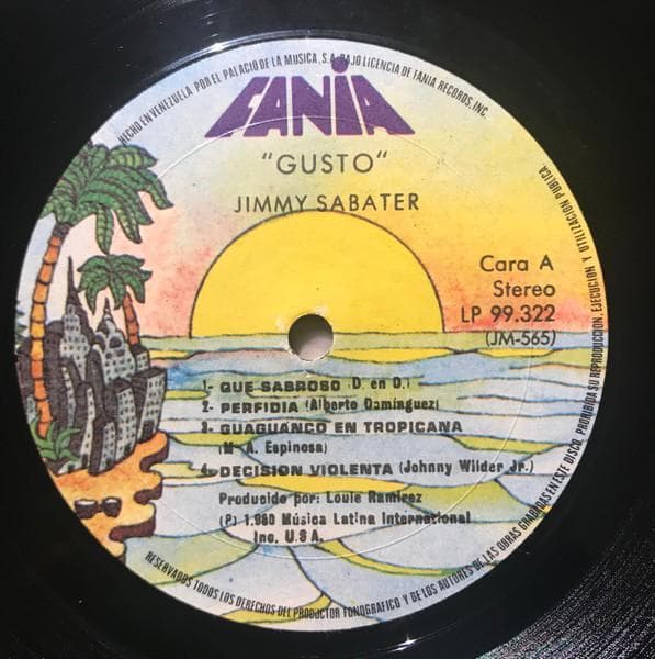 Jimmy Sabater – Gusto
