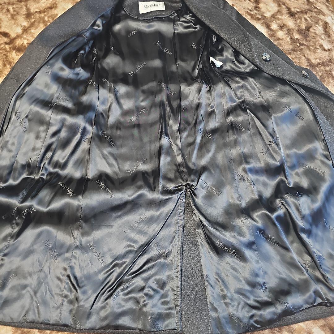マックスマーラ　Max Mara　白タグ　チェスターコート　サイズ36 グレー