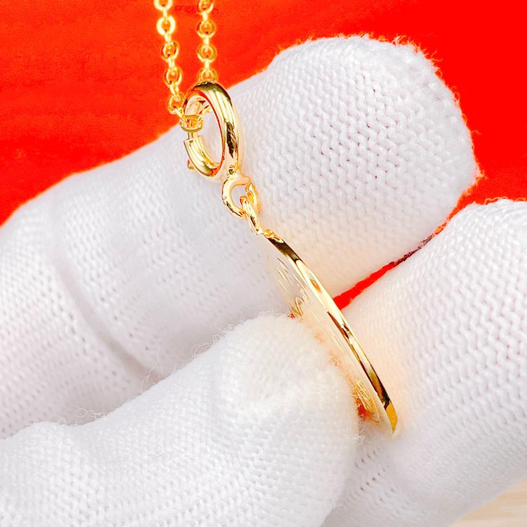 ◇エルメス◇ 新品仕上済 セリエ ネックレス ペンダント 大 ゴールド ブランド