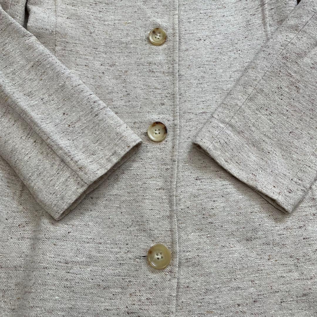 CELINE セリーヌ　ロングリバーコート　薄手　シルク　ウール　ツイード　３６