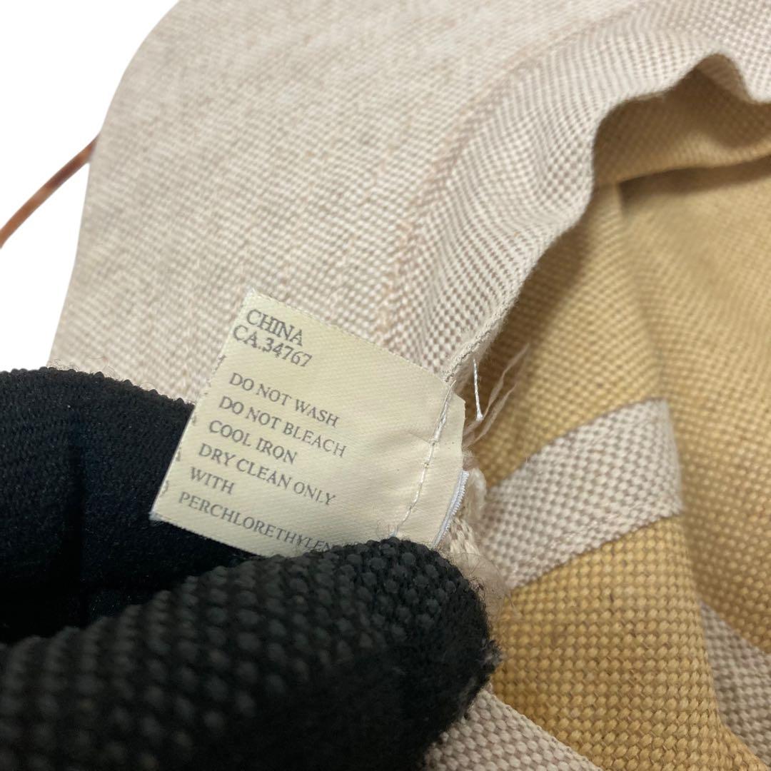 【美品】プラダ　サファリハット　バケット　帽子　リネン　コットン　リボン　高級