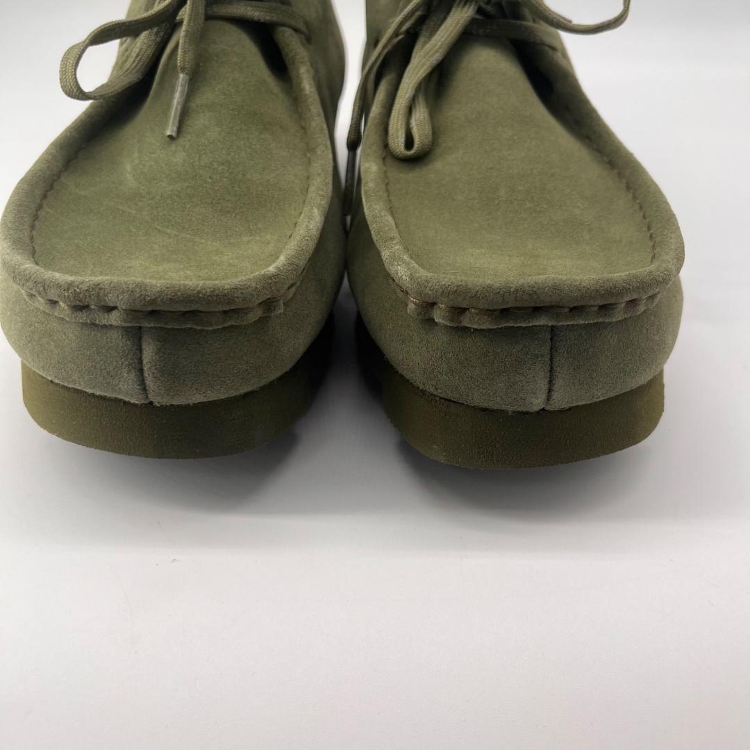 13455✨美品✨クラークス シューズ ワラビー ゴアテックス オリーブ