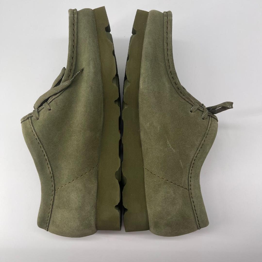 13455✨美品✨クラークス シューズ ワラビー ゴアテックス オリーブ