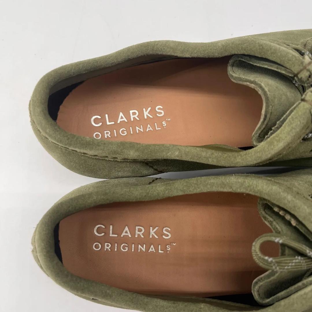 13455✨美品✨クラークス シューズ ワラビー ゴアテックス オリーブ