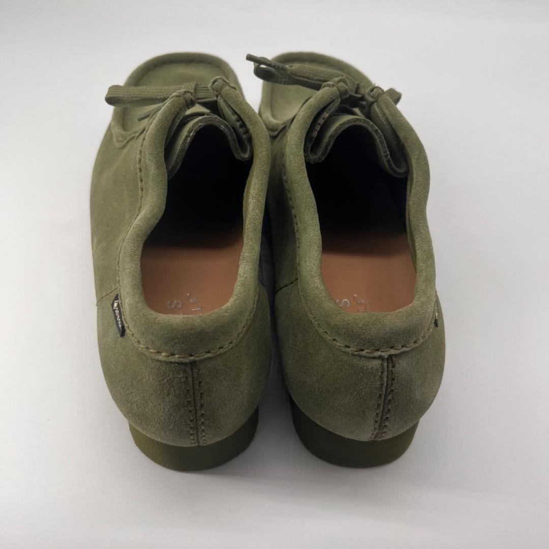 13455✨美品✨クラークス シューズ ワラビー ゴアテックス オリーブ