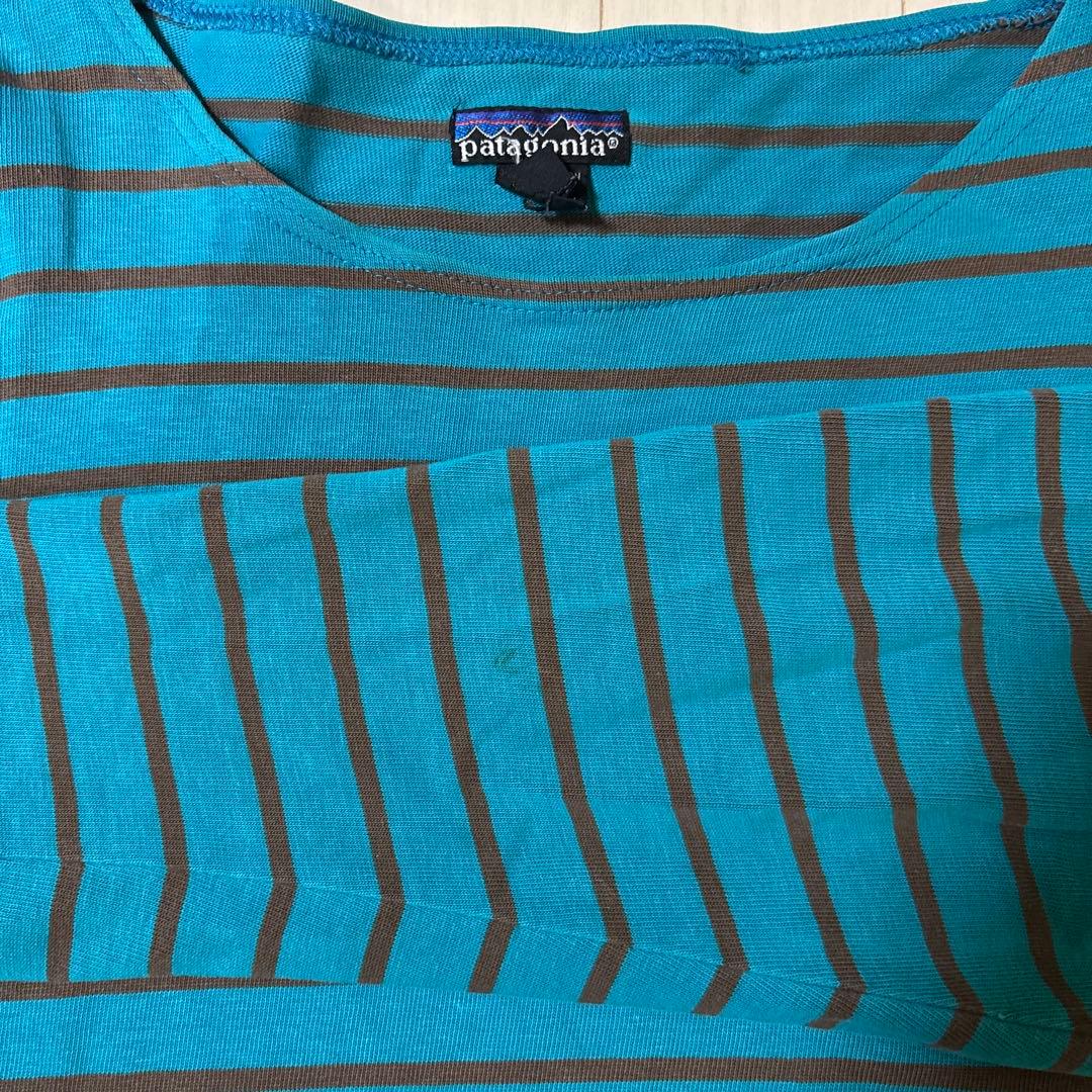 patagonia ロング　ボーダー　tシャツ 00s