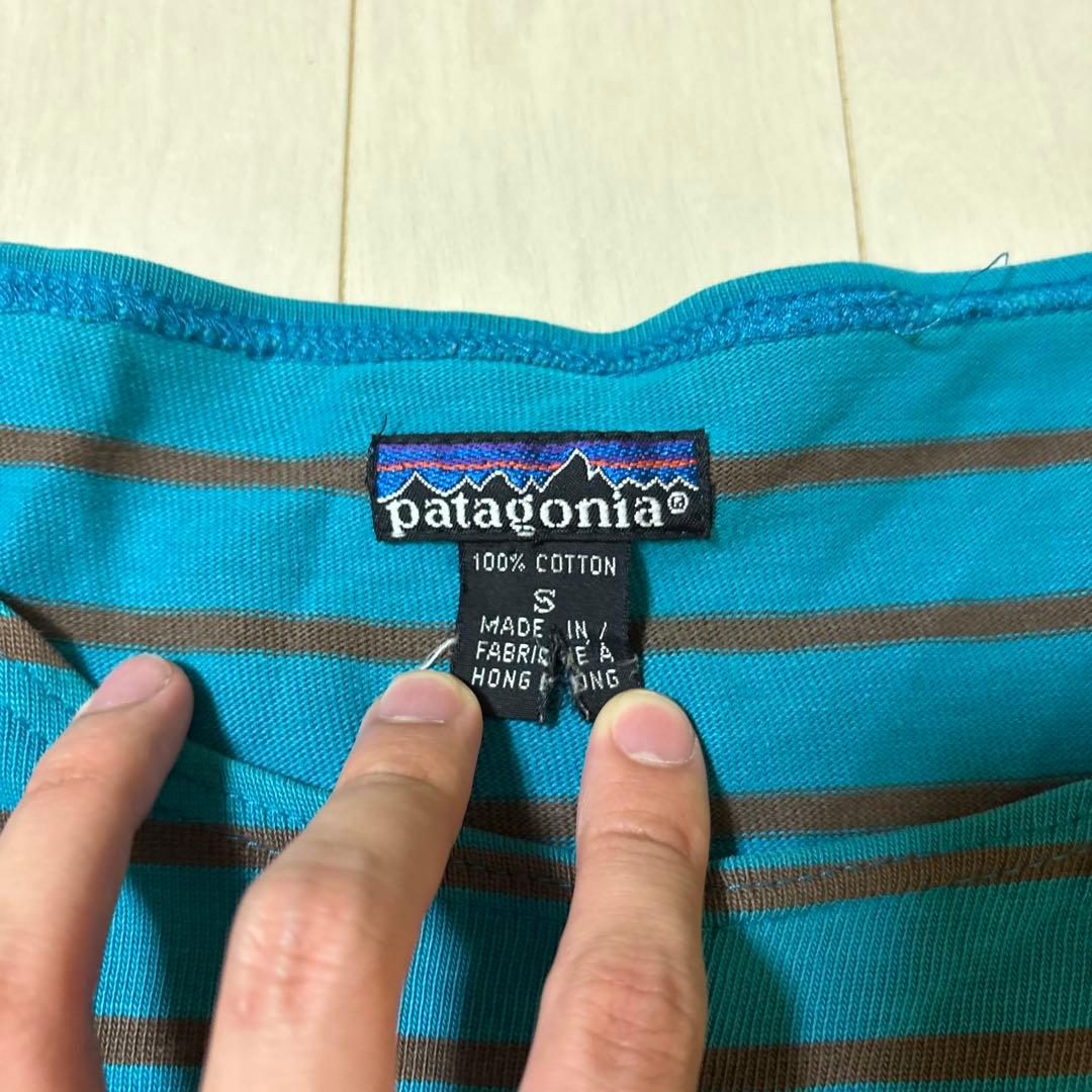 patagonia ロング　ボーダー　tシャツ 00s