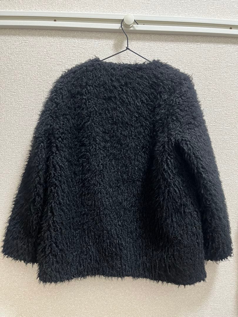 Herlipto  Faux Fur Coat Black Sサイズ