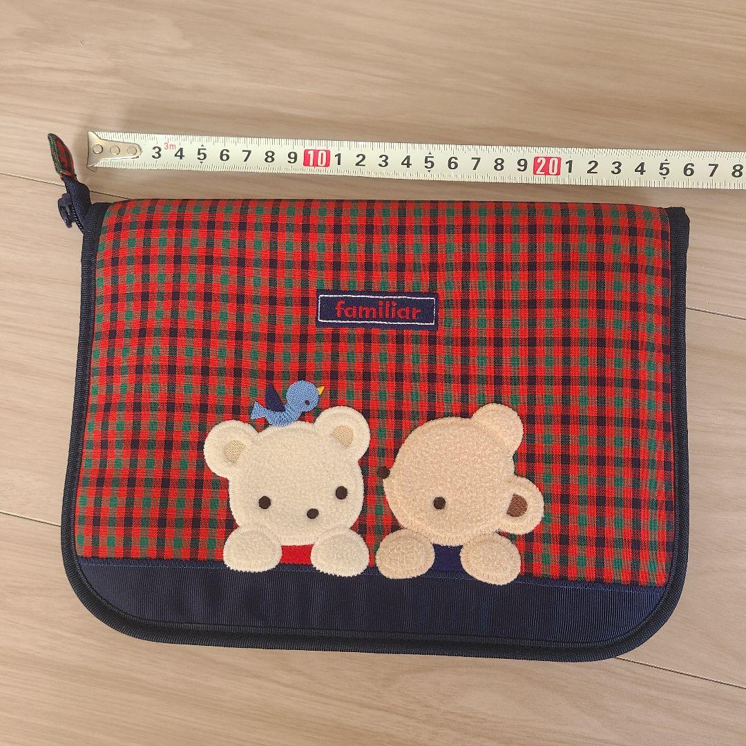 完売品familiar 母子手帳ケース チェック柄 003