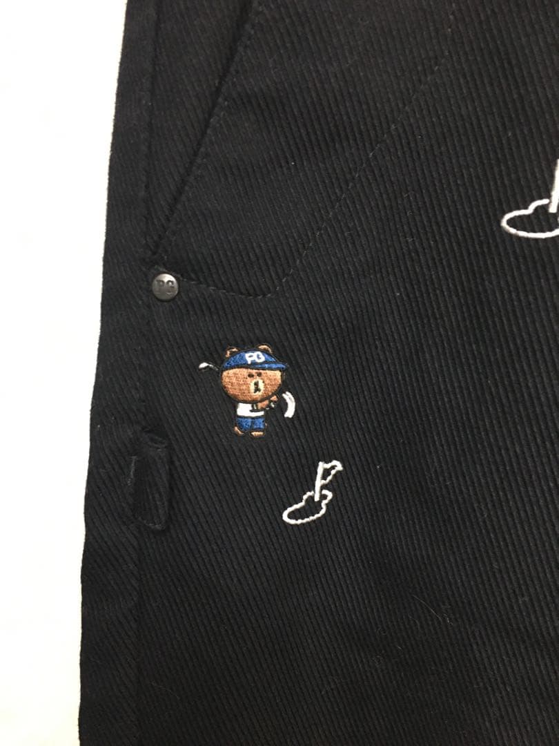 パーリーゲイツ×ラインコラボ 秋冬ストレッチパンツ メンズ サイズ4 M