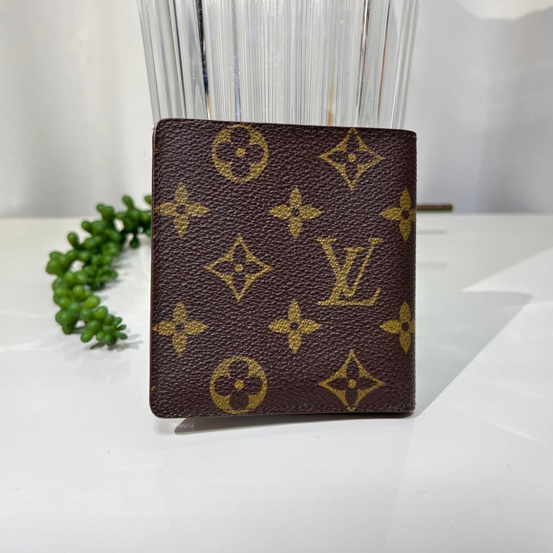 ルイヴィトン★Louis Vuitton★二つ折り財布 札入れ カードモノグラム