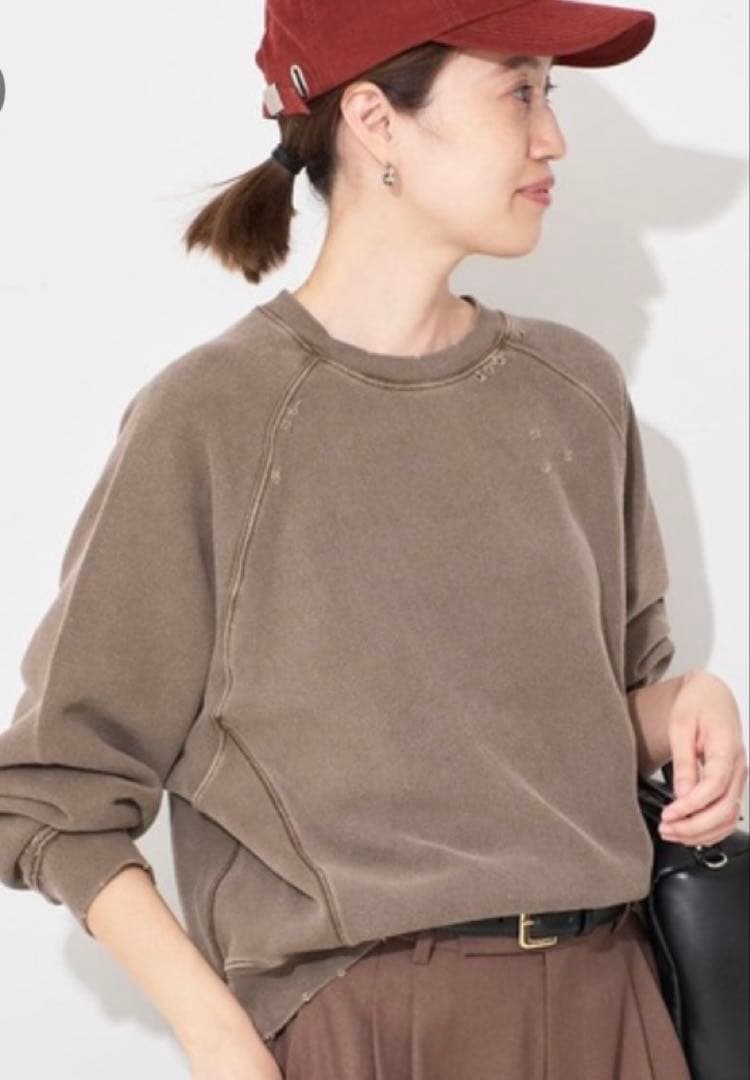 Collegiate Pacific SLOBE IENA別注ダメージスウェット