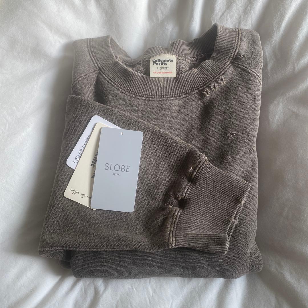 Collegiate Pacific SLOBE IENA別注ダメージスウェット