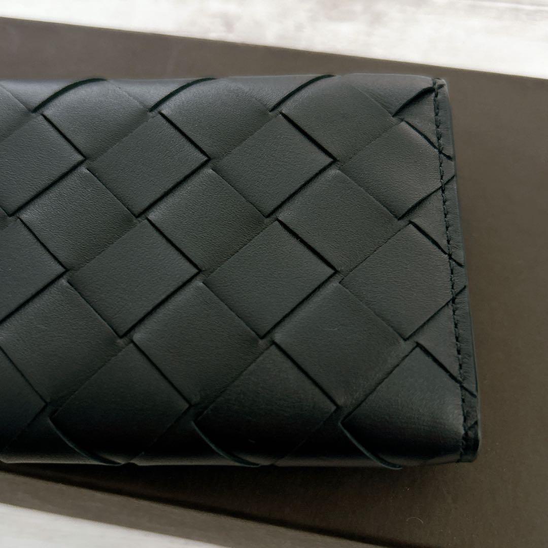 極美品【ボッテガヴェネタ】 キーケース メンズ イントレチャート ブラック