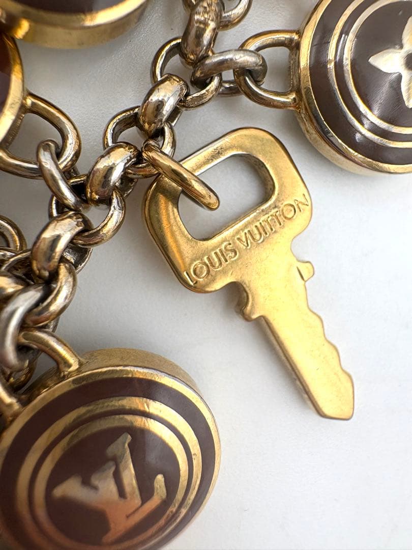 ルイヴィトン ポルトクレ バスティーユ キーリング チャーム キーホルダー