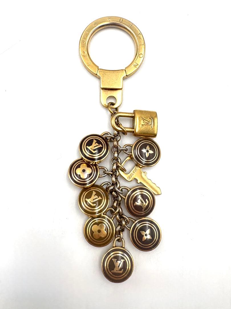 ルイヴィトン ポルトクレ バスティーユ キーリング チャーム キーホルダー