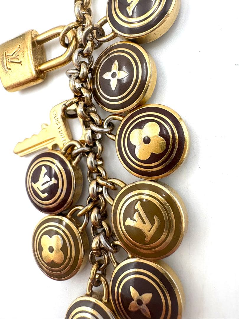 ルイヴィトン ポルトクレ バスティーユ キーリング チャーム キーホルダー