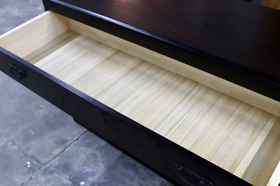 GMIS130○民芸家具 サイドボード リビングボード 整理箪笥 チェスト 民藝