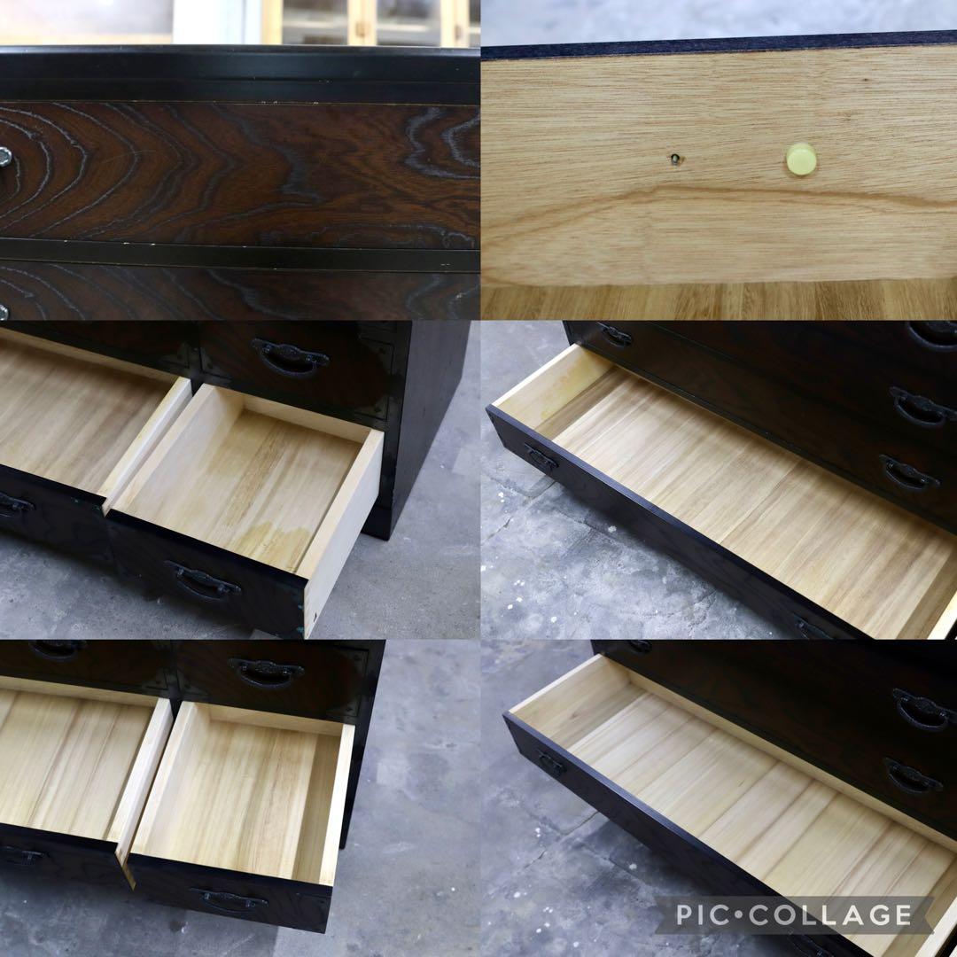 GMIS130○民芸家具 サイドボード リビングボード 整理箪笥 チェスト 民藝