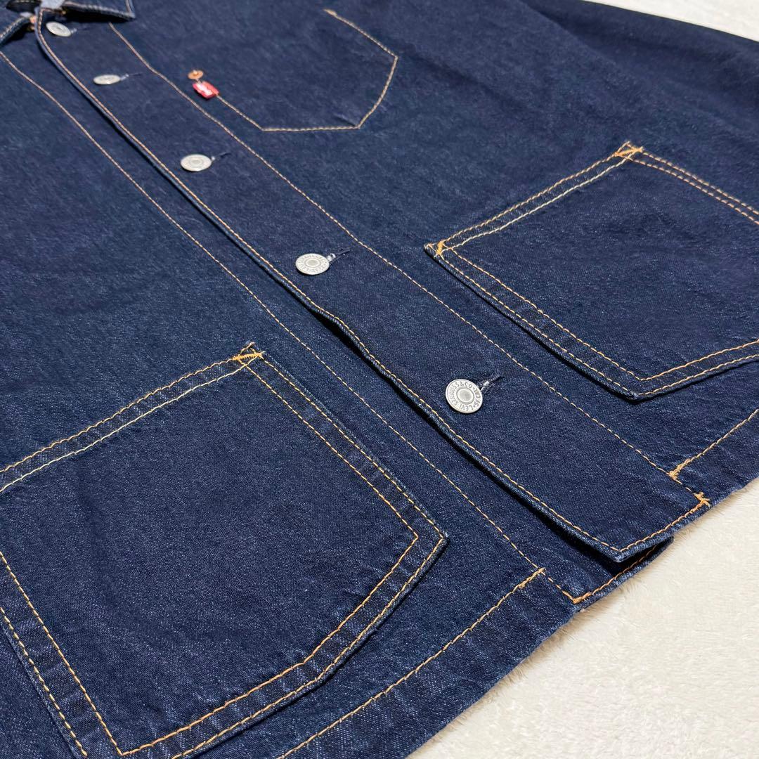 【試着程度】リーバイスプレミアム TYPE1 カバーオール デニムジャケット