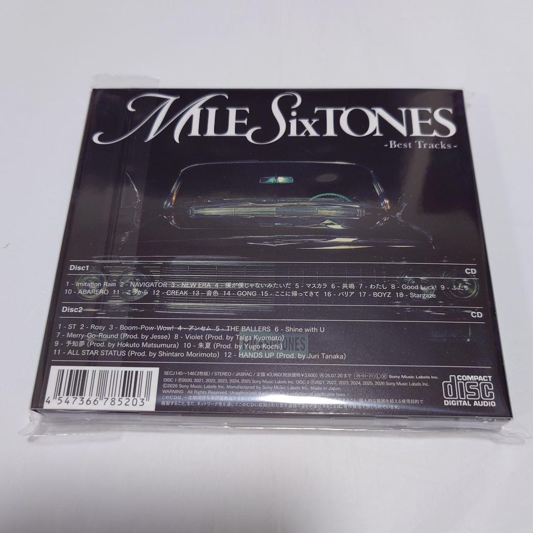 SixTONES　ベストアルバム　MILESixTONES　3形態　CD・DVD