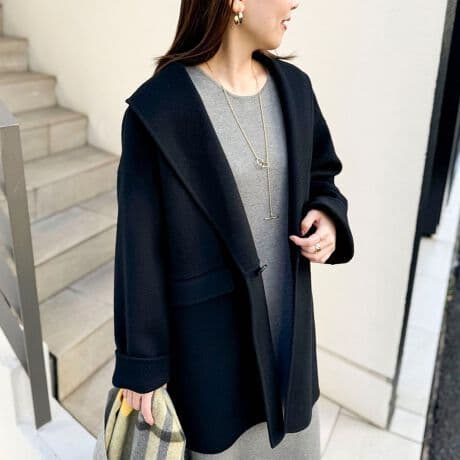 24AW SUPER140リバーショールコート