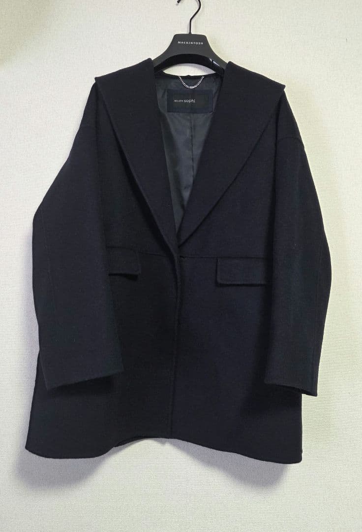 24AW SUPER140リバーショールコート