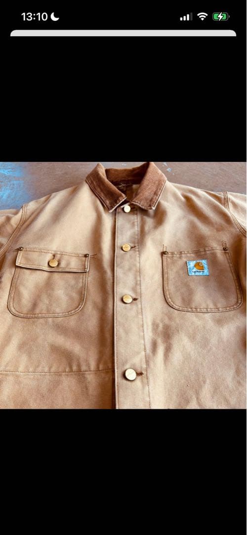 カーハート　チョアコート　裏地無し