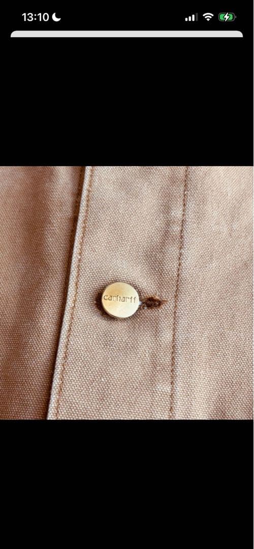 カーハート　チョアコート　裏地無し